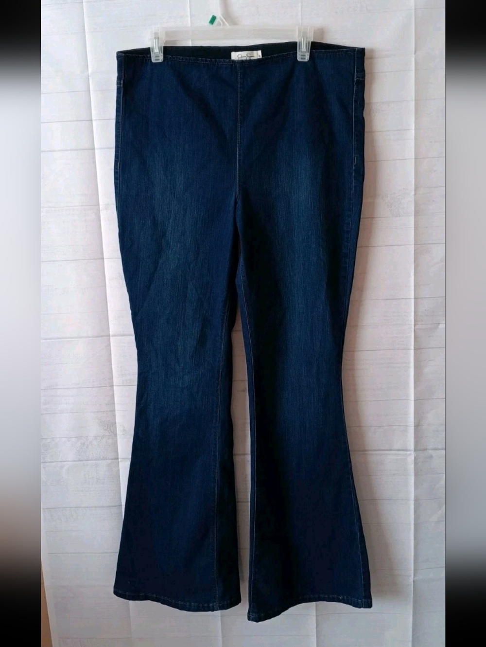 Jessica Simpson High Rise Pull On Stretch Flare Jeans 14